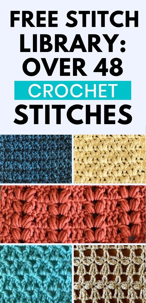 Crochet Stitch Patterns, Crochet Recipes, Different Crochet Stitches, Crochet Stitches Guide, Confection Au Crochet, Crochet Stitches Unique, Crochet Stitches For Blankets, Crochet Stitches Free, Crochet Cable