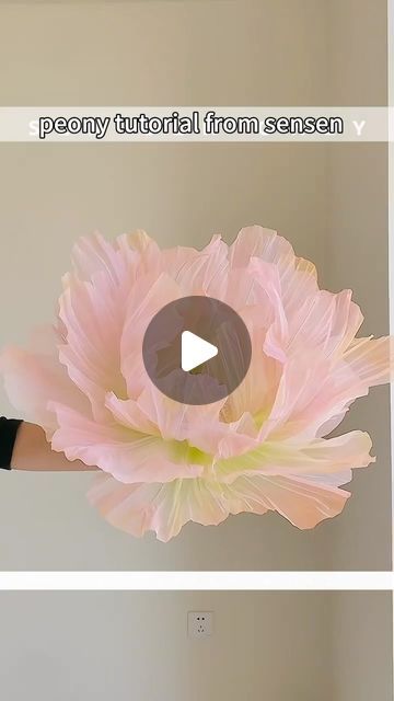 Tela, Large Tulle Flowers Diy, Diy Giant Fabric Flowers, Giant Organza Flower Tutorial, Giant Flower Diy, Giant Fabric Flowers, Giant Organza Flowers, Diy Giant Flowers, Giant Flowers Wedding