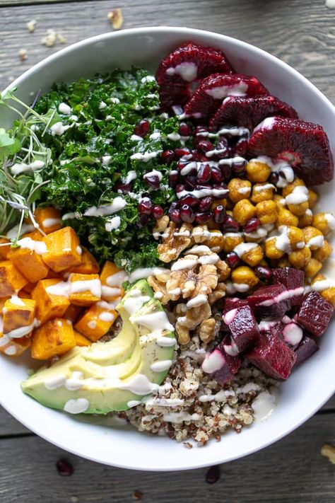 Chickpeas, Buddha Bowls Recipe, Vegan Buddha Bowl, Lemon Tahini Dressing, Healthy Bowls, Läcker Mat, Buddha Bowl, Healthy Nutrition, Bowls Recipe