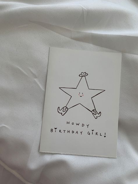 Bestie Birthday Gift Ideas 21, Birthday Card Ideas For A Friend, Birthday Cards Cute Diy, Simple Bday Cards Diy, Cute Diy Valentines Cards For Friends, Happy Birthday Card Friend, Cowgirl Birthday Gift Ideas, Cute Homemade Bday Cards, Bday Card Friend