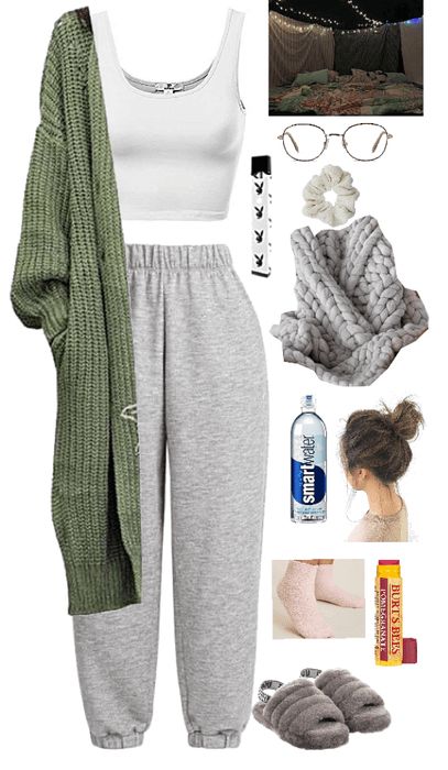 Cozy Outfit At Home, Everyday Home Outfits, Winter Home Outfit Lazy Days, Simple Home Outfits, Cozy House Outfit, Comfy Indoor Outfits, Cozy Winter Outfits Lazy Days Comfy Clothes Lounge Wear, Winter At Home Outfits, Casual Outfits To Wear At Home