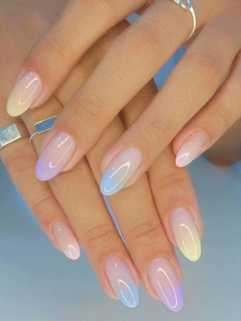 #summer #nails #summernails #summery #aesthetic #beach #teen #trendynails #springnails #springtrendynails #summertrendynails #fashion Neon Nails, Blue Nail, Negative Space Nails, Subtle Nails, Long Nail Designs, Her Nails, Red Nail Designs, Blue Nail Designs, Winter Nail Designs