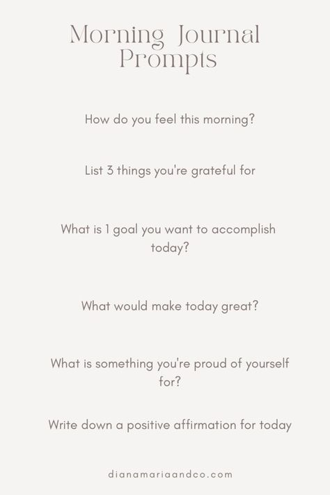 Mindfulness Journal Prompts, Morning Journal Prompts, Journal Inspiration Writing, Morning Journal, Healing Journaling, Daily Journal Prompts, Gratitude Journal Prompts, Morning Pages, Therapy Journal