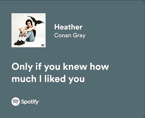 Musica Spotify, Songs That Describe Me, Conan Grey, Grey Quotes, Meaningful Lyrics, Song Lyric Quotes, Spotify Lyrics, Music Quotes Lyrics, Lyrics Aesthetic