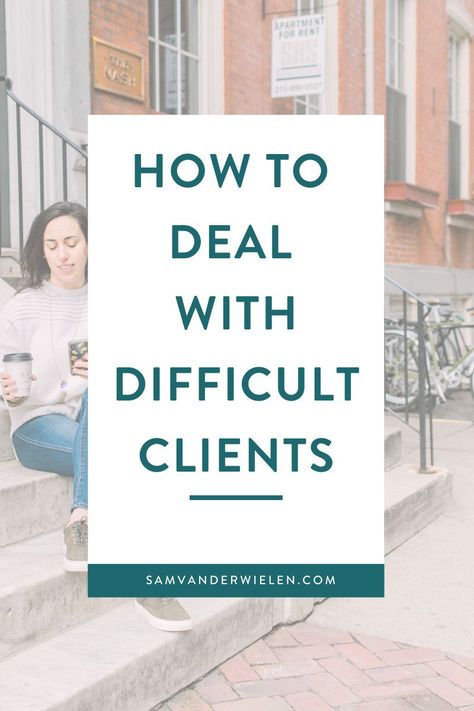 So just in case you think it’s only you that’s had a difficult client, let me clear something up really quick:We’ve ALL had a difficult client or two (or 7…) in our day.   If you own an online business, it’s basically inevitable: you’ll experience a difficult client at some point, if you haven’t already.  Let me teach you how you can handle clients who are a bit challenging, AND how you can prevent these encounters by choosing the right clients for your biz! Coming Over Proof For Client, When To End A Relationship, End A Relationship, Find Clients, How To Get Clients, Discovery Call, How To Attract Customers, Business Resources, Call Center