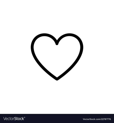 Heart Line Art Simple, Black And White Heart Tattoo, Minimal Heart Tattoo, Heart Tattoo Outline, Simple Heart Tattoo Designs, Heart Tattoo Stencil, Simple Heart Tattoo, White Heart Outline, White Heart Tattoos