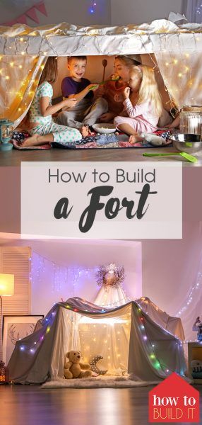 How To Build A Fort | Build a Fort | DIY Fort | Fun With The Kids: Forts! | How to Build It: Forts #fort #howtobuildit #buildafort How To Make Forts, Homemade Forts, Diy Blanket Fort, Sleepover Fort, Bedroom Fort, Living Room Fort, Indoor Forts, Bed Fort, Fort Ideas