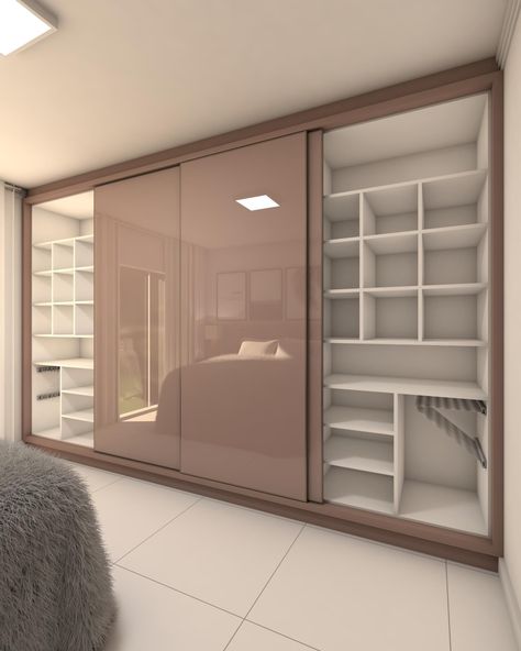 Wardrobe Design Bedroom Modern Luxury, Wardrobe Design Bedroom Sliding, Wardrobe Design Bedroom Modern, Ideas Armario, Bedroom Wardrobe Ideas, Wardrobe Laminate Design, Sliding Door Wardrobe Designs, Bed Aesthetic, Simple Bed Designs