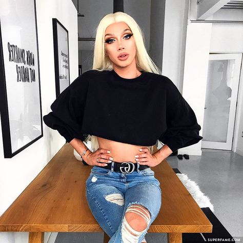 James Charles in drag. James Charles Outfits, Natural Woman, Charles James, Natural Women, James Charles, Girl Outfit, Cute Celebrities, Drag Queen, New Video