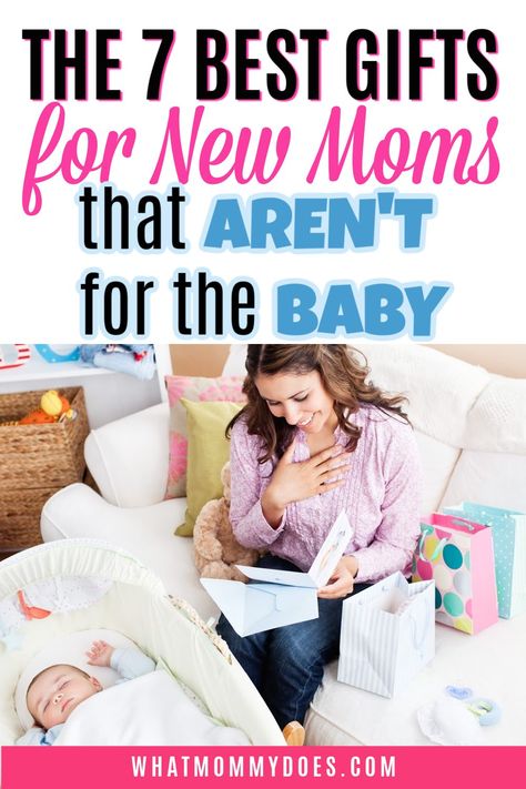 Here are some super thoughtful NON BABY gifts for the new mom (and not for the baby). Moms need things too! Perfect for giving to a mom once she returns from the hospital after birth OR even at her baby shower. Mom After Birth Gift Basket, Gift Basket For New Mom In Hospital, Hospital Basket For New Mom, Newborn Mom Gift Basket, Mommy Bag For Hospital Gift, Gifts For New Mom In Hospital, Baby Shower Gifts For Parents, After Birth Mommy Basket, Care Basket For New Mom