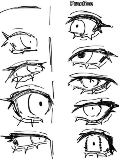 Cartoon Eye Tutorial Drawing, Female Reference Anime, Anime Drawing Tutorials Face, Drawing Reference Face Female, Woman Pose Art Reference, Eyes Guys Drawing, Draw Face Tutorial Step By Step, Eye Anime Reference, Hand On Shoulder Reference Drawing