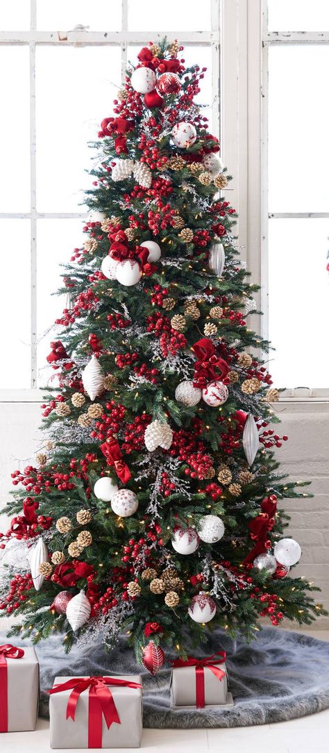 Jul Diy, Diy Jul, Christmas Tree Decorating Themes, Elegant Christmas Trees, Organic Elements, Alternative Christmas Tree, Country Christmas Decorations, Christmas Tree Inspiration, Tree Decorating