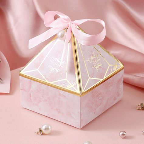 Pink Party Favors, Retreat Gifts, Clear Gift Boxes, Gift Towers, Bridal Shower Party Favors, Pink Gift Box, Candy Gift Box, Ribbon Decorations, Gift Box Template