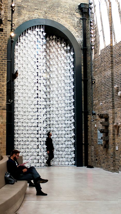 Paper Windmill, Instalation Art, Paper Installation, Large Scale Art, Modern Metropolis, London Design Festival, Festival Design, Beautiful Doors, Sculpture Installation