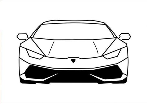 Car Sketch Simple, Car Drawing For Kids, Simple Car Drawing, Car Drawing Pencil, Sus Stuff, Car Drawing Easy, Cartoon Car Drawing, Lamborghini Car, Hulk Art