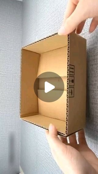 Diy Using Paper, How To Cover Boxes With Paper, Creative Recycled Projects, Crafts To Do With Cardboard Boxes, Diy Organizer Box Ideas, Carton Diy Ideas, Creative Recycling Ideas, Craft With Cardboard Boxes, Cool Cardboard Crafts Diy