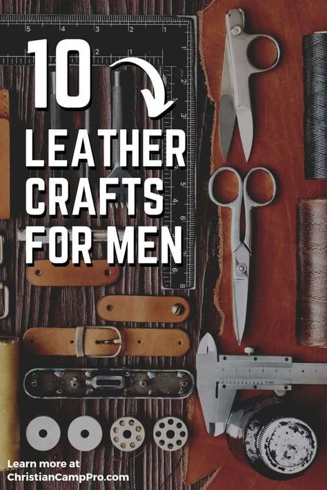 Leathercraft Projects Ideas, Leather Crafts For Men, Man Crafts Projects For Men, Working With Leather Diy, Men Crafts Projects, Mens Crafts Ideas For Men, Projects For Men, Leather Cuff Bracelet Diy Patterns, Cool Leather Projects