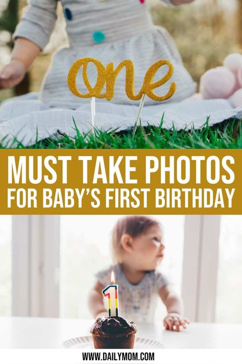 A birthday is a big day but a baby's first birthday is a very special occasion. Check out these must take photos to take on your baby's first birthday. #babysfirstbirthday #babyphotograph Oso Paddington, 1 Year Birthday Party Ideas, Girl Birthday Gifts, One Year Pictures, Baby Birthday Photoshoot, First Birthday Girl, 1st Birthday Pictures, 1 Year Birthday, 1st Birthday Photoshoot