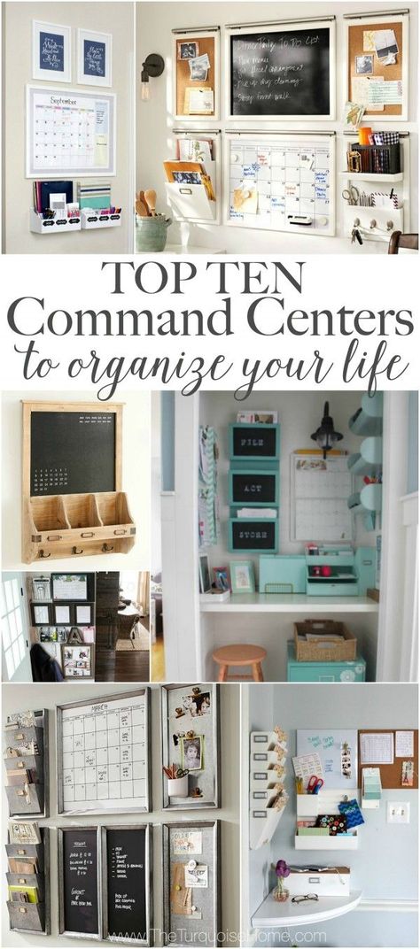 I used to stick my nose up at command centers. But I've realized they are FABULOUS for organizing your life. 10 Top Family Command Centers to Organize Your Life Busy Family Organization, Family Command Centers, Command Center Kitchen, Home Command Center, Organizing Your Life, Command Centers, Family Command Center, Smart Tiles, Ideas Para Organizar