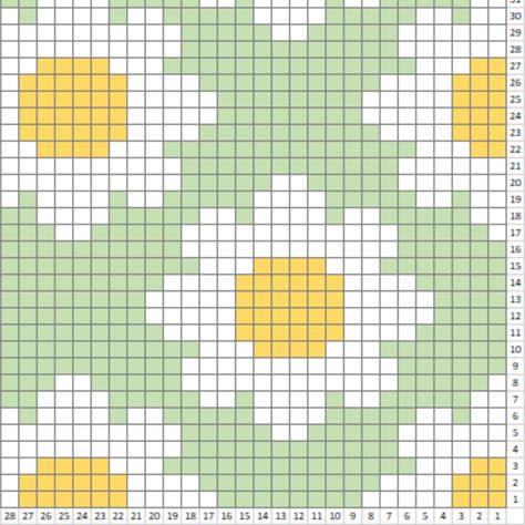 DIY Crochet Lily: [C2C Crochet] The Daisy flower pattern C2C Crochet Cup Coaster. Graph Crochet Patterns, Crochet Pixel, Pola Kotak, Pola Macrame, Graph Crochet, Pola Kartu, Pixel Crochet, Tapestry Crochet Patterns, Crochet Design Pattern