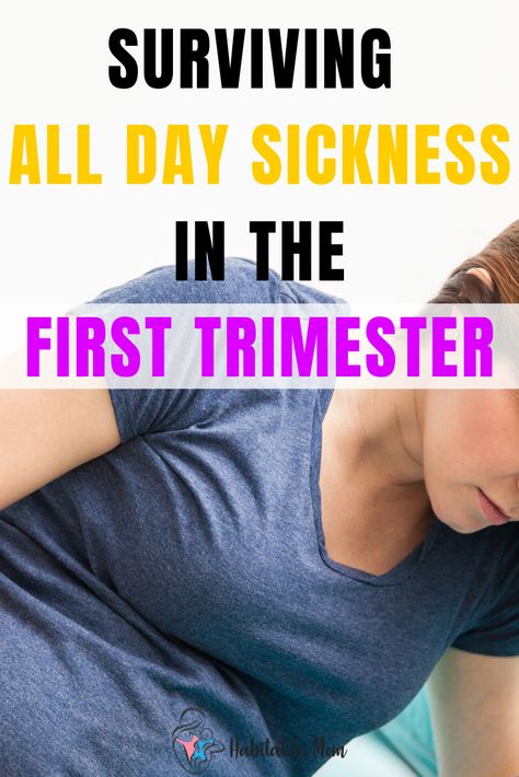 Morning (all day) sickness tips (facts and remedies) Morning sickness relief | First trimester morning sickness tips | Severe morning sickness tips. #morningsickness #morningsicknessremedies #morningsicknesstips #morningsicknessfacts #habitatformom Tips For Morning Sickness, Morning Sickness Relief First Trimester, 1st Trimester Nausea Remedies, First Trimester Food Morning Sickness, First Trimester Nausea Remedies, Crystals For Morning Sickness, Remedies For Morning Sickness Pregnancy, Snacks For Morning Sickness, Morning Sickness Dinner Ideas