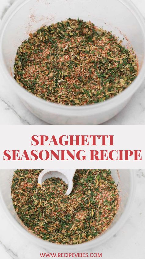 How To Season Meat For Spaghetti, Morton's Natures Seasoning Recipe, Seasoning For Spaghetti Sauce, Diy Pasta Sides, Unique Seasoning Blends, Ms Dash Seasoning Recipes, Kraft Tangy Italian Spaghetti Seasoning, Mixed Herbs Recipe, Homemade Spaghetti Seasoning Packet