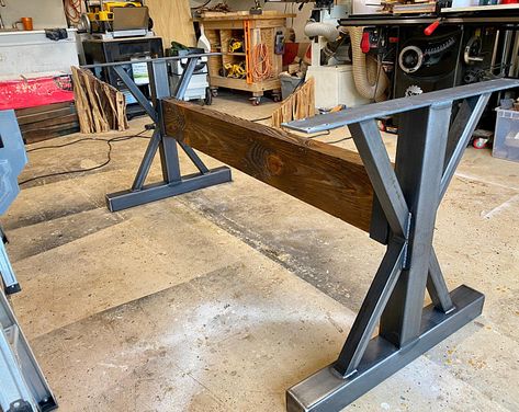 Metal Table Legs, Cool Metal Table Bases, Industrial, Farmhouse Farmhouse Table Base, Farmhouse Table Legs, Industrial Table Legs, Iron Table Legs, Steel Table Base, Farmhouse Style Table, Steel Dining Table, Steel Table Legs, Dream Interior