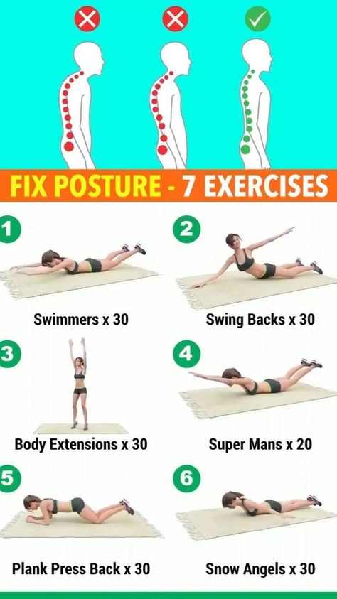 Bad Posture Exercises, Fix Bad Posture, Better Posture Exercises, Posture Fix, Fix Your Posture, Posture Exercises, Bad Posture, Better Posture, Bodyweight Workout Beginner