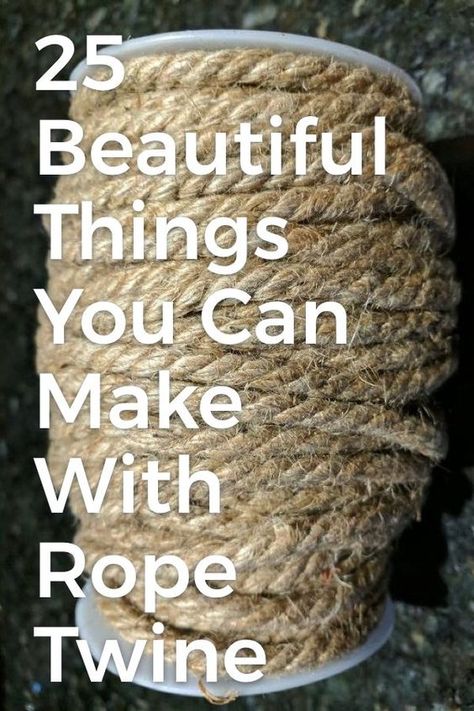 Twine Diy, Twine Crafts, Hantverk Diy, Diy Wainscoting, Diy Blanket Ladder, Rope Projects, Hemma Diy, Rope Crafts Diy, Home Decor On A Budget