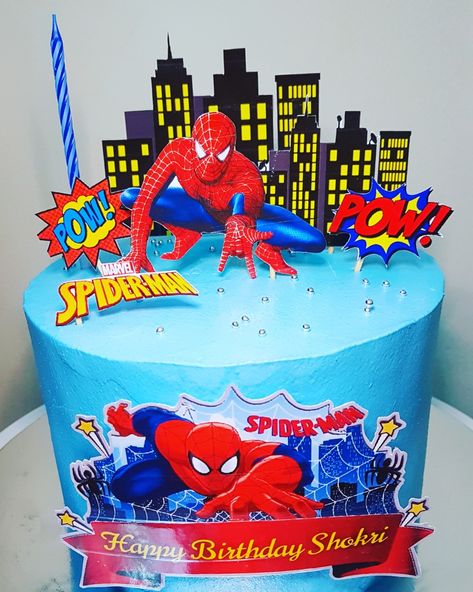 Buttercream Spiderman Cake Spiderman Buttercream Cake Ideas, Buttercream Spiderman Cake, Spiderman Birthday Cake Buttercream, Spiderman Cake Buttercream, Spiderman Cake Design, Tyler Birthday, Spiderman Cake Ideas, Spiderman Cake Topper, Spiderman Birthday Cake