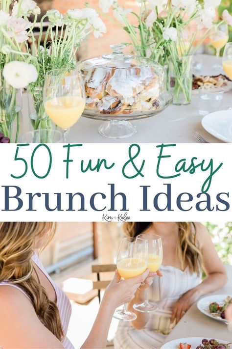 Brunch For Friends Ideas, Easy Brunch Decor, Best Brunch Ideas Parties Food, Bridal Brunch Food Ideas Easy, Breakfast Party Ideas For Adults, Brunch Gathering Ideas, Brunch Garden Party Food, Brunch Theme Ideas Table Decorations, Simple Birthday Brunch Ideas