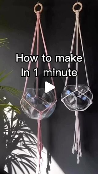 Diy Plant Hanger Easy, Diy Macrame Plant Hanger Easy, Diy Macrame Plant Hanger Pattern, Diy Macrame Plant Hanger Tutorials, Crochet Plant Hanger, Indoor Plant Hangers, Macrame Plant Hanger Tutorial, Macrame Plant Hanger Patterns, Hanger Diy