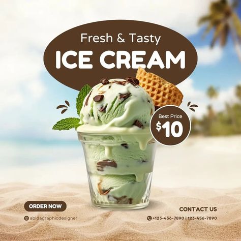 #socialmediapost #onlinesellingfood❤️ #icecream #tastyicecreamsocial #order . . . . . Summer with icecream 🍨🍦 Social Media Post Design Ideas, Ice Cream Social Media, Post Design Ideas, Product Banner, Tasty Ice Cream, Ice Cream Logo, Ice Cream Business, Ice Cream Poster, Jewelry Logo Design