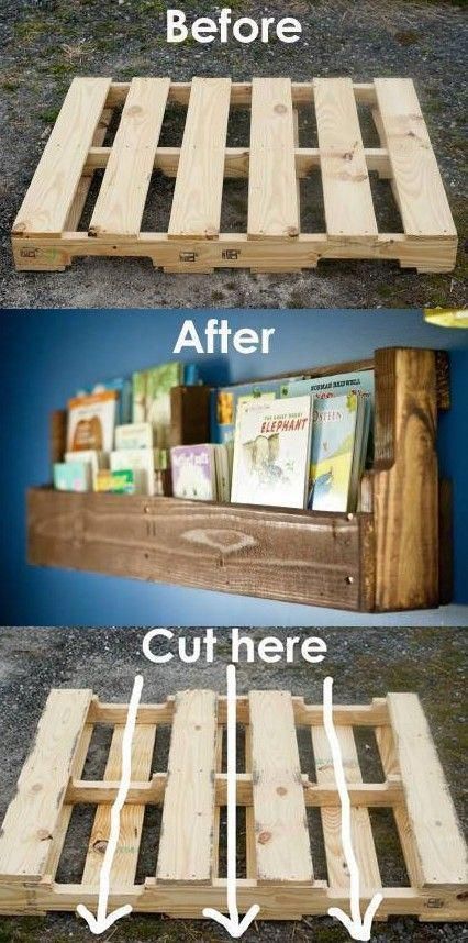 Work Shadow, Diy Pallet Decoration, Diy Bookshelf Kids, Diy Bookshelves, Pallet Decoration Ideas, Pallet Bookshelf, Diy Bookshelf, Diy Regal, Mudroom Ideas