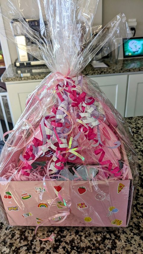 My granddaughters birthday basket 🩷🎂 Granddaughters Birthday, Birthday Baskets, Birthday Plans, Birthday Basket, Granddaughter Birthday, Daughters Day, Birthday Planning, Basket Ideas, 16th Birthday