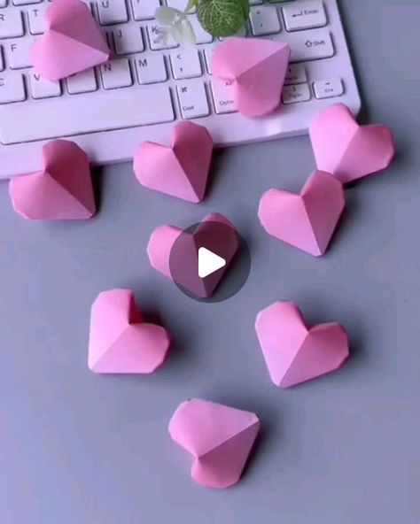 How To Make Heart With Paper, How To Make A Butterfly Out Of Paper, How To Make A Paper Heart, How To Make Paper Butterflies, How To Make Butterfly With Paper, How To Make Paper Hearts, Make Butterfly, Paper Heart Crafts, Butterfly Paper Crafts