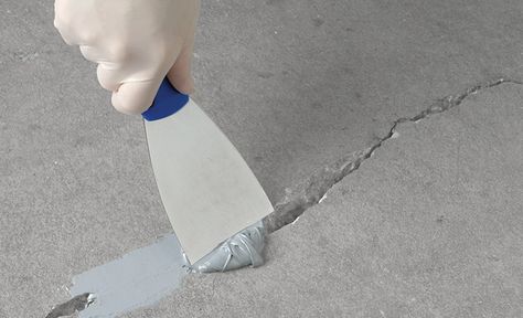 Concrete repair service. http://www.universalengineering.net/ Malaysia Building, Repair Concrete Driveway, Fix Cracked Concrete, Concrete Filler, Repair Cracked Concrete, Concrete Repair Products, Cracked Concrete, Concrete Patio Makeover, Concrete Repair