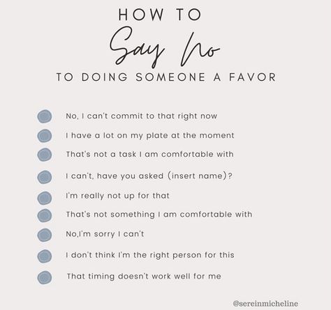 How To Tell Someone No Nicely, What To Say Instead Of How Are You, How To Say No To A Guy Politely, Learn To Say No, How To Say No Nicely, Ways To Say No, Say No, Boundaries Quotes, Ways To Say Said