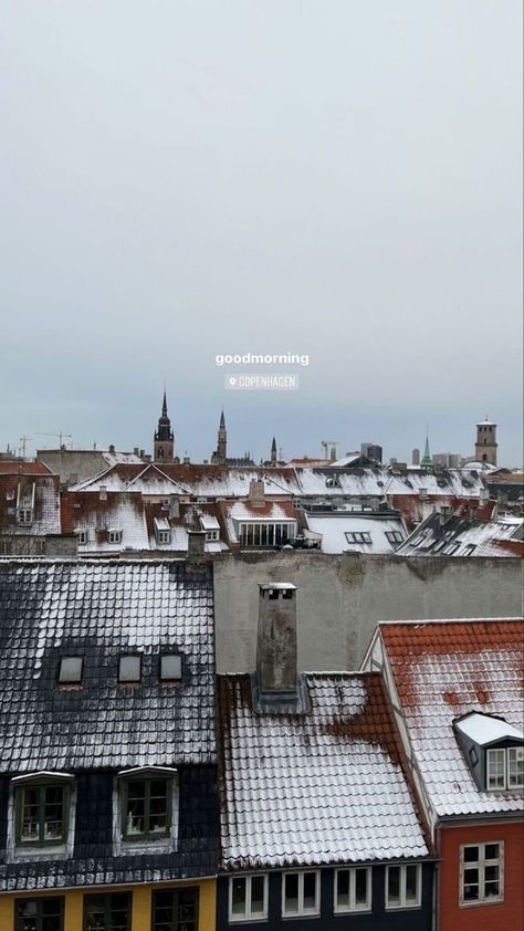 Copenhagen⭐️ | lesyeuxpaloma Copenhagen Winter Style, Denmark Aesthetic, Hygge Winter, Voyage Europe, City Vibe, To Infinity And Beyond, Rooftops, Winter Aesthetic, 2024 Vision