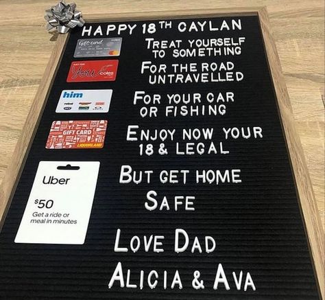 Mum shares son's 18th birthday gift which fellow parents are calling 'genius' - Mirror Online Diy 18th Birthday Gifts, 18th Birthday Ideas For Boys, 18th Birthday Present Ideas, 18th Birthday Gifts For Boys, 18th Birthday Present, Gifts For 18th Birthday, 21st Birthday Presents, 17th Birthday Ideas, Birthday Presents For Her