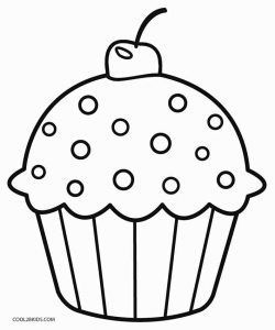 Cupcake Art Preschool, Coloring Templates Free Printable, Free Cupcake Printables, Muffin Template Free Printable, Cupcake Art For Kids, Coloring For Kids Free Printables, Cupcake Craft Preschool, Kids Pictures To Color, Cake Templates Printable