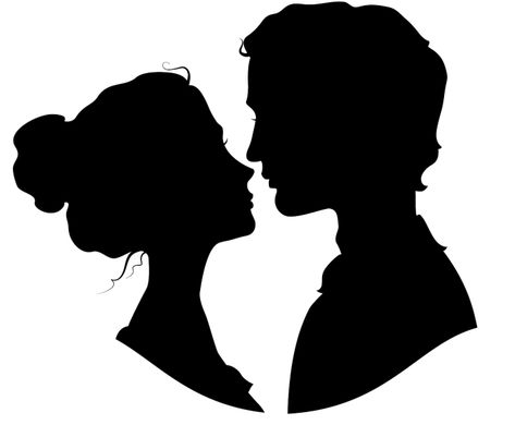 Man And Woman Silhouette, Reasons To Get Married, Flower Background Design, Giving Flowers, Best Nature Wallpapers, Woman Sketch, Easy Drawings Sketches, Woman Silhouette, Black N White Images