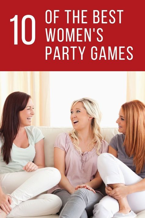 Every get-together with friends calls for some fun women's party games! Games For Woman, Games To Play With Women, Ladies Meeting Games For Women, Ladies Only Party Ideas, Mixer Games For Women, Ladies Brunch Game Ideas, Ladies Brunch Activities Fun, Party Games For Ladies For Women, Games For Ladies Night Small Groups