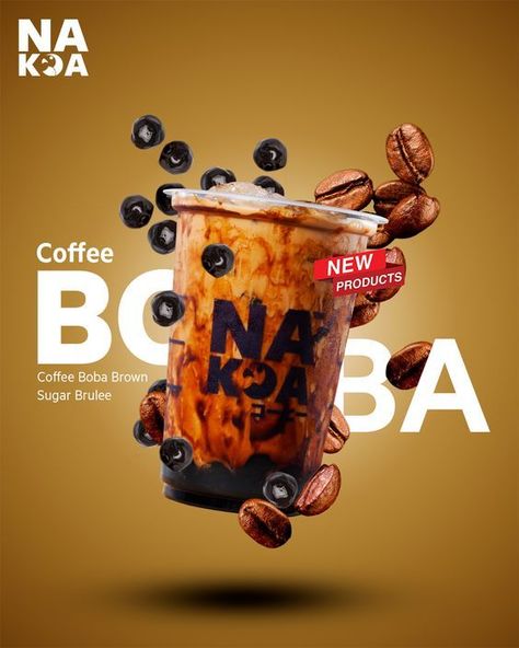 #GRAPHICDESIGN #POSTER #TRENDING #DESIGN #PHOTOGRAPHY Iklan Boba, Cafe Design Poster, Coffee Flyer Design Ideas, New Flavors Coming Soon, Coffee Ads Creative Advertising, Coffee Posters Design, Coffee Graphic Design Poster, Boba Advertisement, Creative Food Ads Ideas