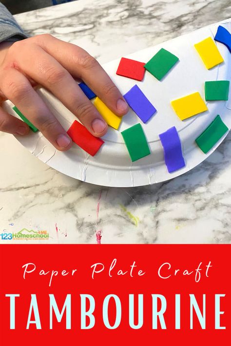 Music Art Crafts For Toddlers, Homemade Musical Instruments For Kids, Musical Instrument Craft, Preschool Music Theme, Musical Instruments Preschool, Musical Instruments For Kids, Musical Instruments For Toddlers, Drum Craft, Paper Rabbit