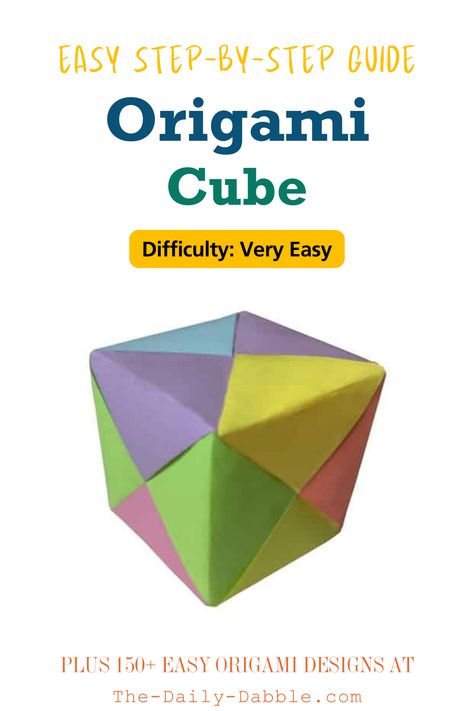 This summer, turn boredom into a burst of creativity! Learn how to fold an easy origami cube with our step-by-step guide. Even beginners can ace this fun activity! Don't miss out on the magic. 😍📐🌀 #DIYsummerCrafts #OrigamiArt #SimpleOrigami #SummerCraftsForKids #OrigamiStepByStep Origami Cube Step By Step, Summer Preschool Crafts, Origami Cube, Beautiful Origami, Origami Step By Step, Diy Summer Crafts, Summer Craft, Summer Crafts For Kids, Easy Origami