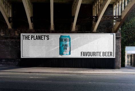 BrewDog Is 'the Planet's Favorite Beer' in Droga5 London's Witty Ad | Muse by Clio Beer Advertising Design, Beer Benefits, Time Based Art, Australian Beer, Beer Ads, Copy Ads, My Planet, Beer Advertising, Beer Ad