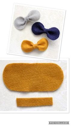 Diy Headband, Felt Hair Accessories, Buat Pita, Diy Baby Headbands, Hair Bow Tutorial, Felt Bows, Bow Tutorial, Making Hair Bows, Diy Ribbon