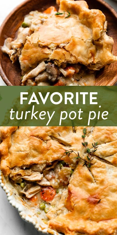 Turkey Dinner Pot Pie, Turkey Leftovers Pot Pie, Turkey Leftover Pie, How To Make A Turkey Pot Pie, Essen, Turkey Pie Recipes Easy, Pie Crust Recipe For Pot Pie, Thanksgiving Leftover Pot Pie, Best Turkey Pot Pie Recipe