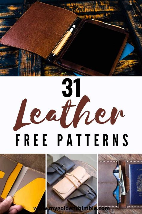 31 Upstanding Leather Patterns Free Printable Templates Leather Carving Ideas, Tandy Leather Projects, Leather And Wood Projects, Small Leather Crafts, Leather Craft Patterns Free, Leather Craft Patterns Free Printable Templates, Leather Patterns Free, Leather Burning Designs, Leather Scrap Projects